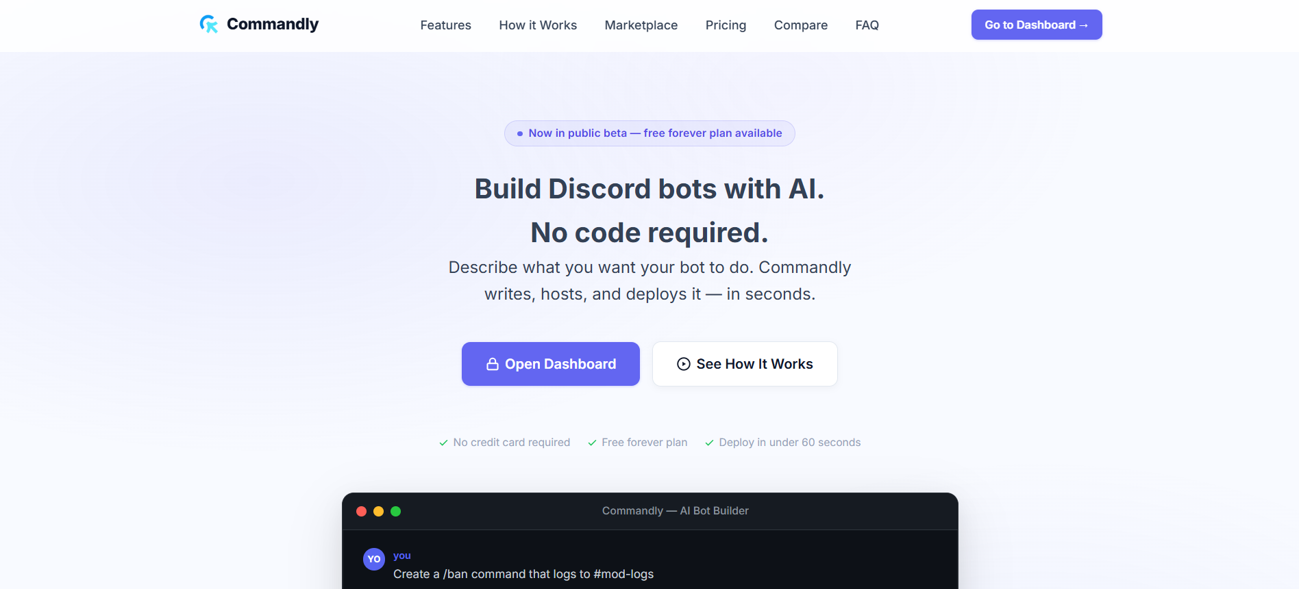Landing page